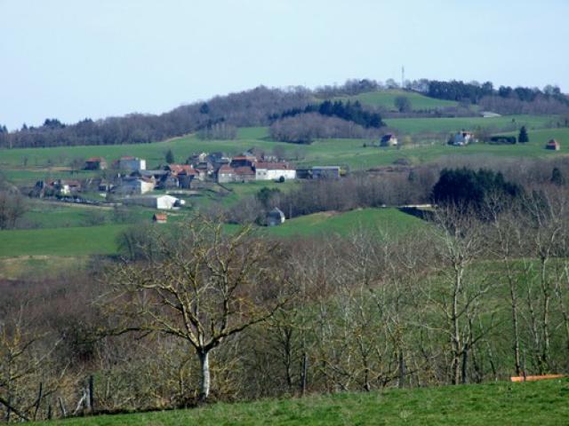 Estal vu du haut de Glanes