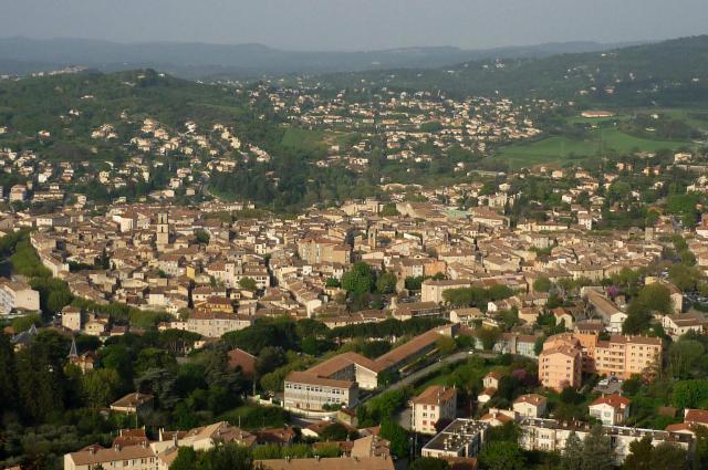 Blick vom Mont d´Or auf Manosque (Provence-Alpes-Côte d'Azur)