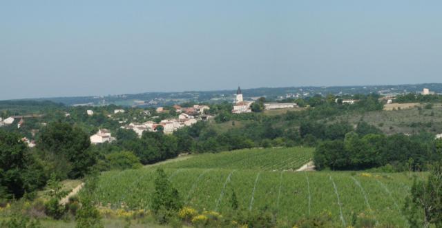 Vue panoramique de Belfort du Quercy