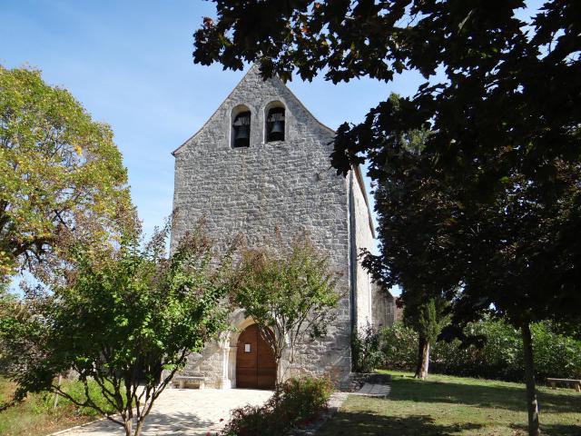 Eglise du XII° siècle, Mayrac (Lot, France)