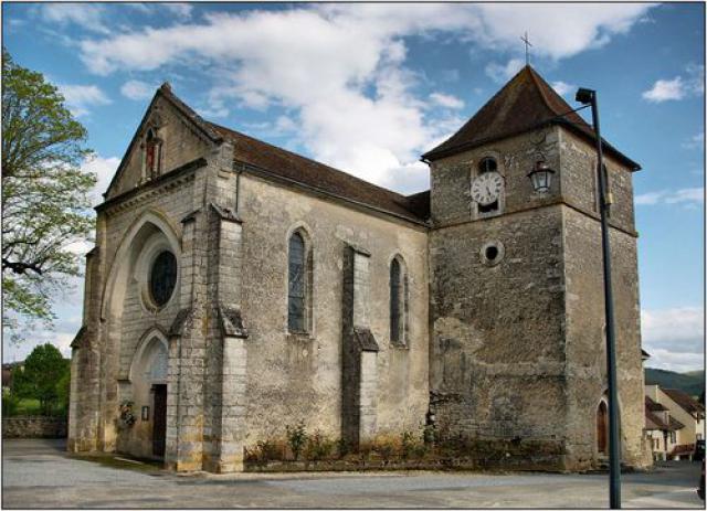 MEYRONNE [46] : L'église N-D de la Nativité (ou Saint-Sulpice ?)