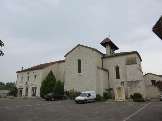 Église Saint-Denis de Saint-Daunès (Lot, France).