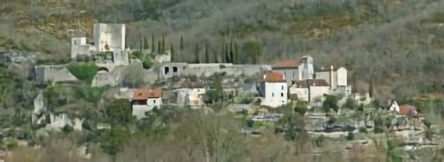 Montbrun from near Saujac
