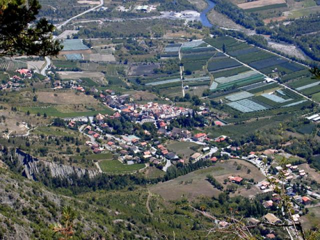 Remollon vu depuis la montagne Saint Maurice