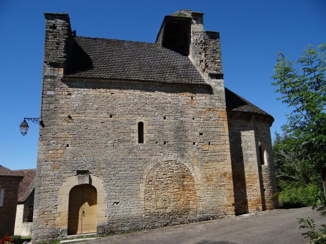 Léobard - Église Sainte-Madeleine - Façade sud
