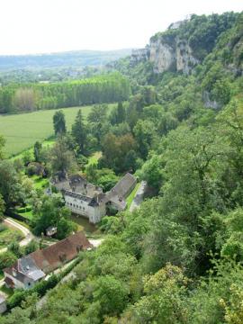 Briance depuis le viaduc du chemin de fer touristique du Haut-Quercy