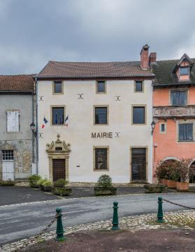 Town hall of Capdenac, Lot, France