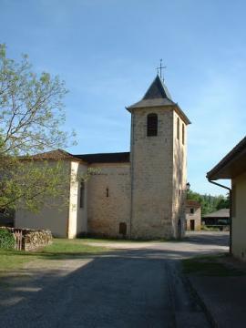 Église Saint-Saturnin du XIIIe & XIXe siècle à Camburat