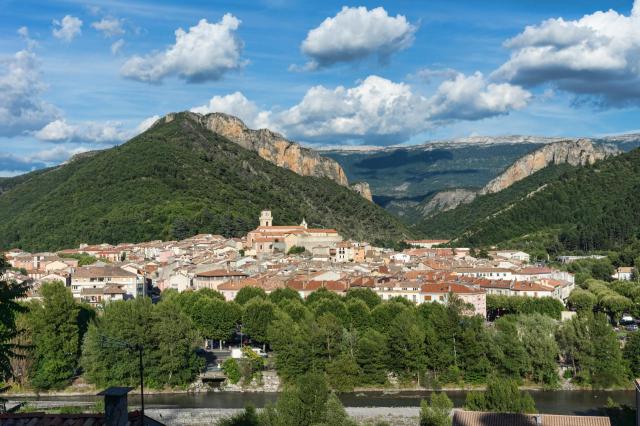 Digne les bains, vue vers l'est
