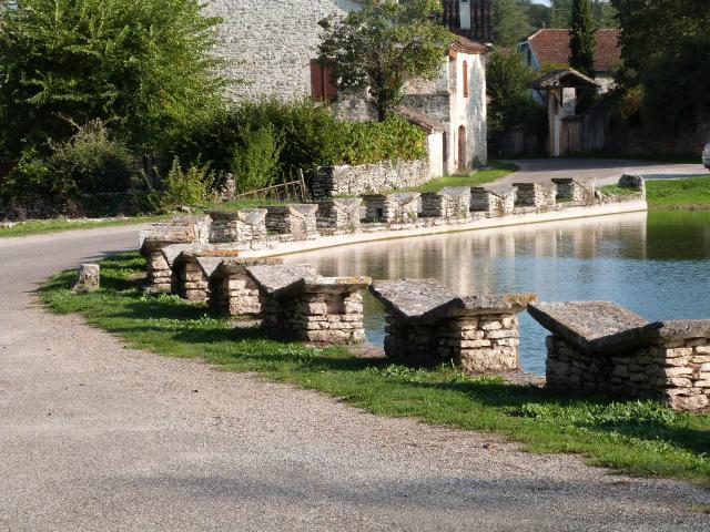 Lavoirs papillons d'Aujols (Lot)