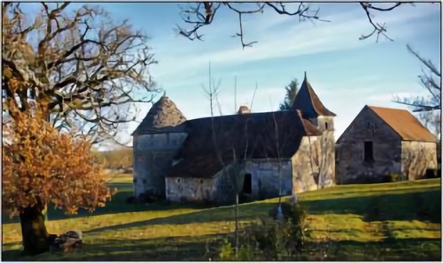 ESPEDAILLAC [46] - Maison aux 2 pigeonniers à Soullet.