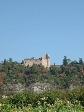 Château de Mercuès depuis Pradines