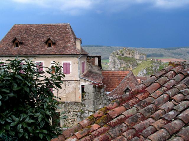 Toits de St Cirq Lapopie