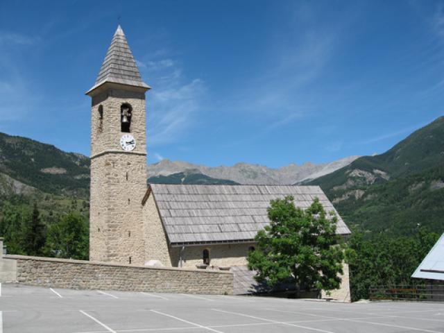 L'église de Villars-Colmars