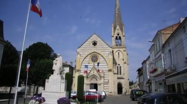 The church of Aiguillon