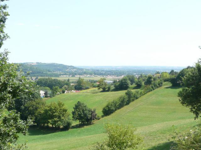 Vue sur la vallée de la Garonne