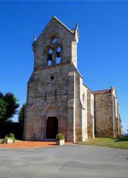 Église Saint-Pierre et Saint-Paul, Fieux, Lot-et-Garonne, France.