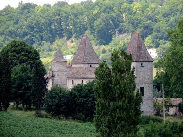 47 BEAUGAS - Château de St-Paul le Vieux.