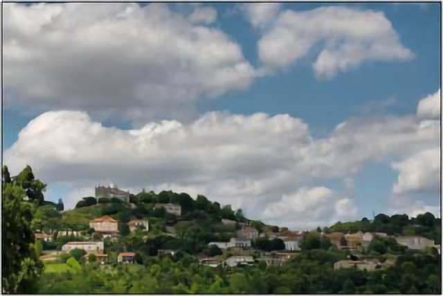 PENNE D'AGENAIS [47] : Notre Dame de Peyragude vue depuis le collège