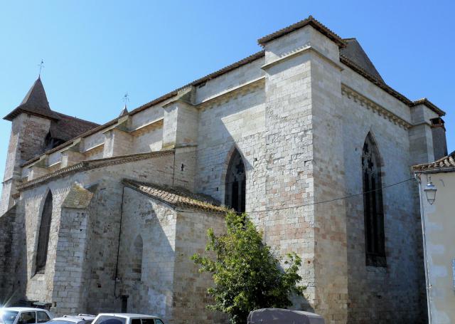 Villeréal - Eglise Notre-Dame - Vue du chevet