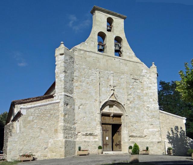 Verteuil-d'Agenais - Église Saint-Eutrope - Façade
