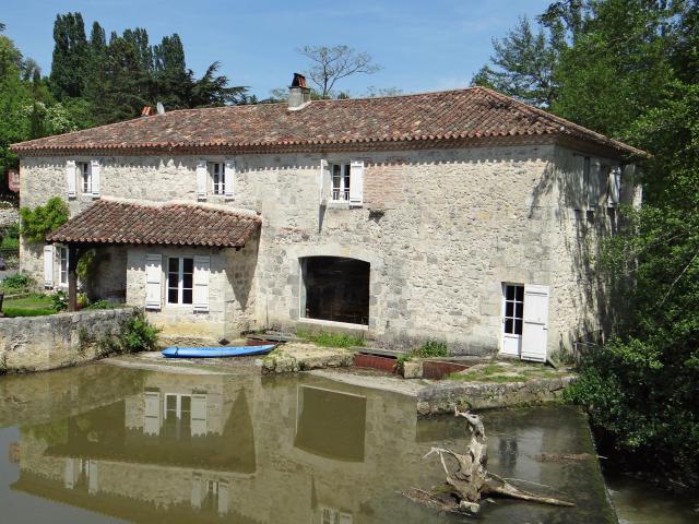 Poudenas - Moulin sur la Gélise