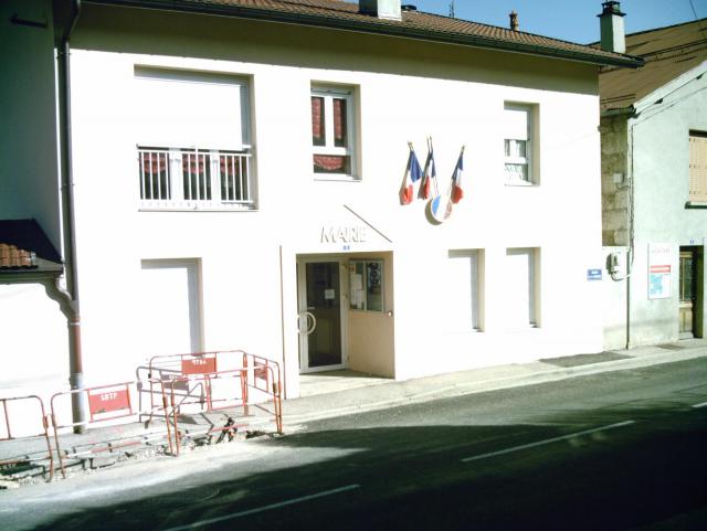 La mairie de Géovreisset (Ain, FRANCE)