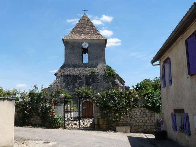 Eglise de Villeneuve-de-Duras, Lot-et-Garonne, France