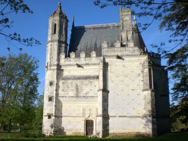 Château De La Bourgonnière Chapelle Du Christ Habillé XV° I° Empire (49, Bouzillé)