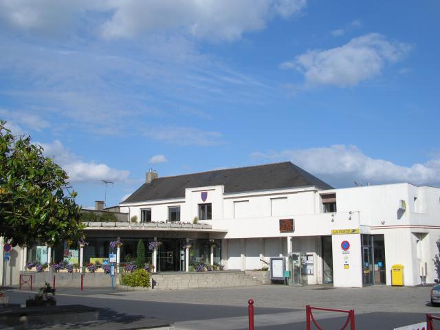 Façade de la mairie de Villedieu-la-Blouère