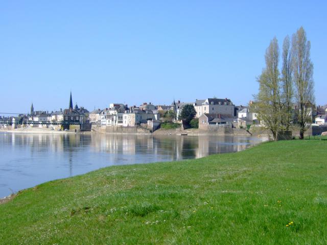Vue générale d'Ingrandes (Maine-et-Loire)