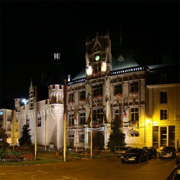 La mairie de Saumur, Maine-et-Loire, Pays de la Loire, France.