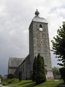 Église paroissiale Notre-Dame d'Aucey-la-Plaine (50).
