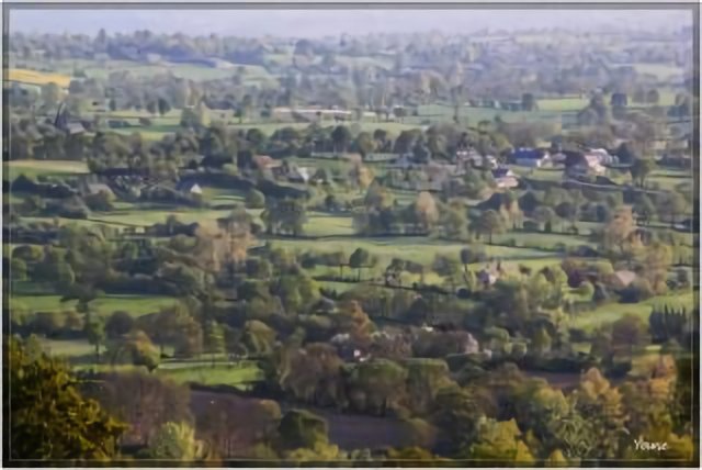 Bocage normand, vu du Mont Robin