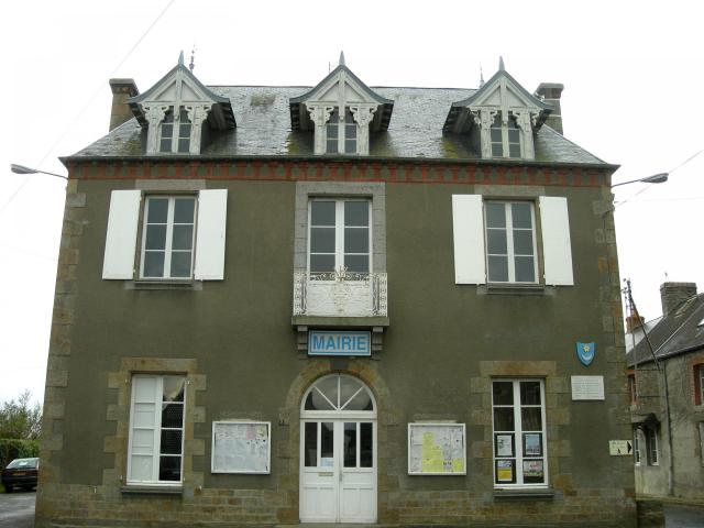 Mairie de Genêts (Manche, Normandie)