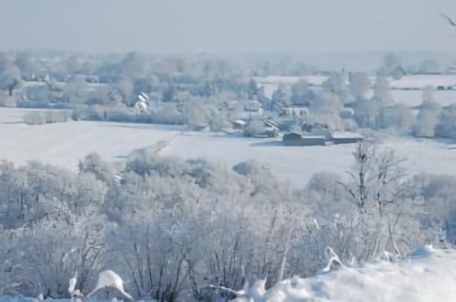 Above Saint-Laurent-de-Cuves on the proposed THT route
