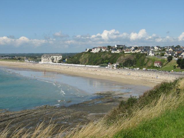 La plage de Donville-les-Bains