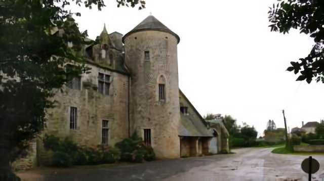 France : Normandy (Cotentin : presbytère fortifié d'Etienville)