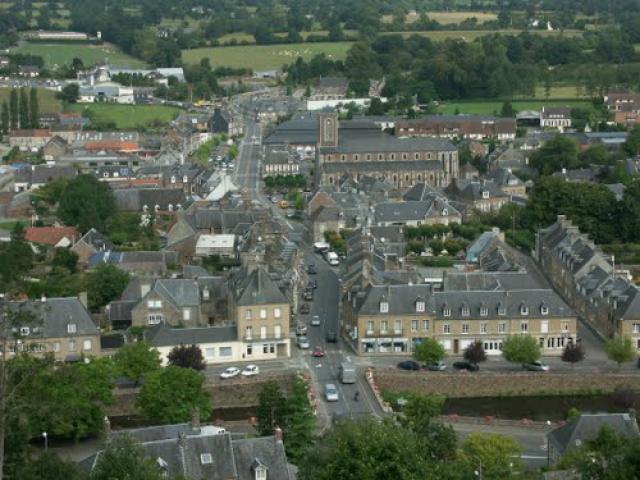 Blick auf Gavray Normandie