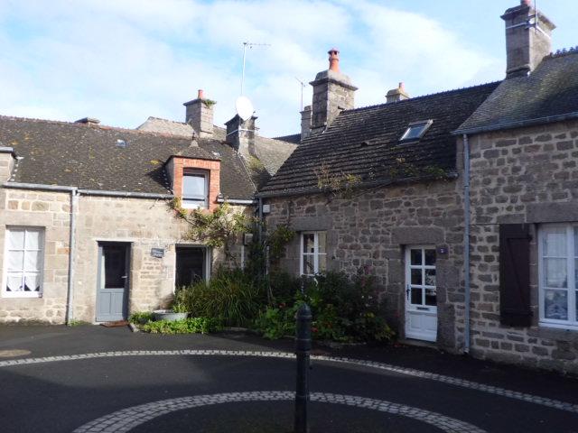 Former fishermen's houses at Barfleur, Normandy