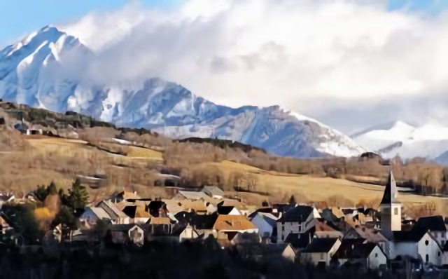 Ciel menaçant;