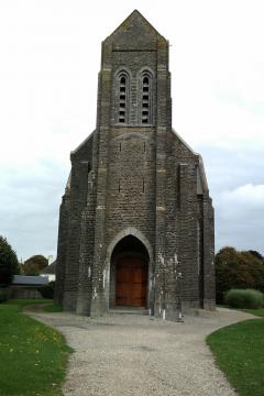 actuelle église paroissiale de fr:Barneville-Carteret. Construite après la séparation de l'Eglise et de l'Etat, elle fut ouverte au culte…