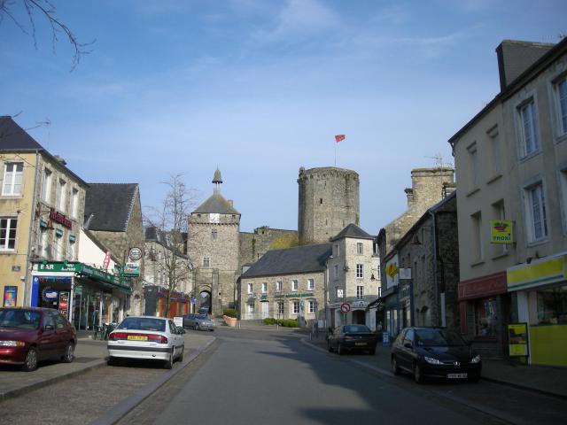 Rue de Bricquebec (Manche, Normandie, France)