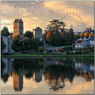 Baptistère et grande roue