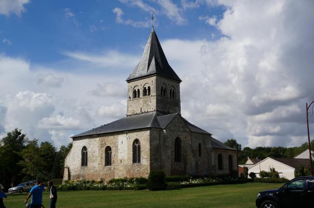De l'église de Bazancourt .