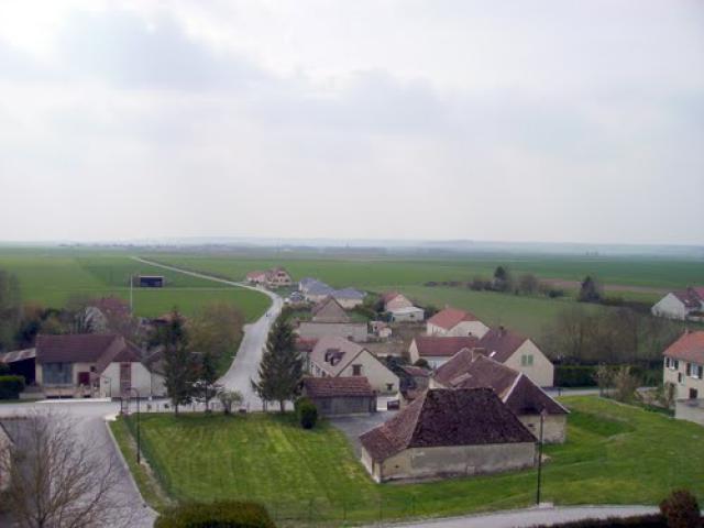 Saint Rémy sous broyes. Vue du haut du clocher