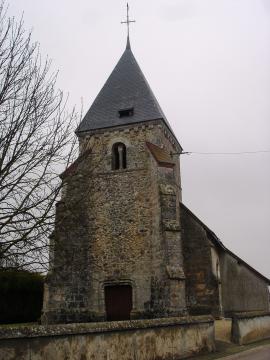 Eglise d'Ognes, Marne, France