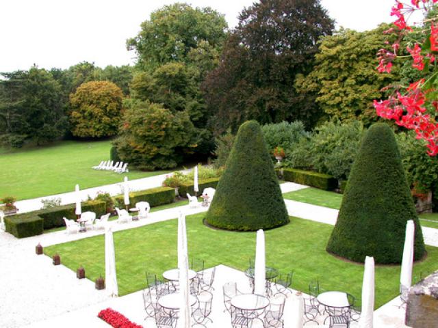 Jardins du Hotel Les Crayères, sept 2001