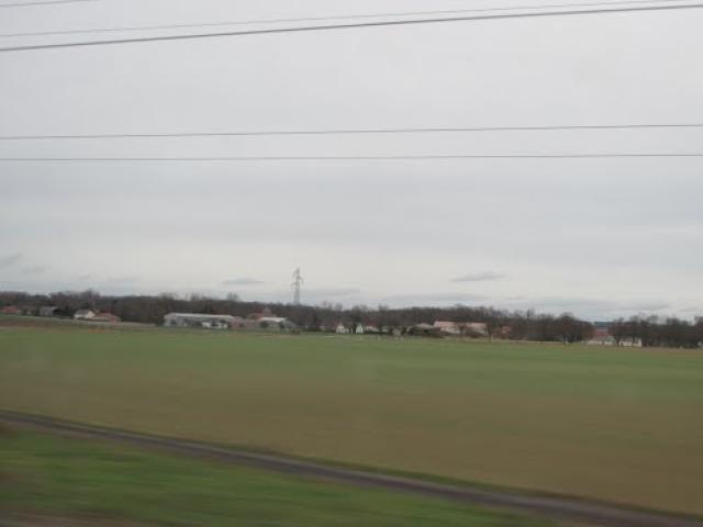 Vue sur Livry Louvercy le 1/01/14.