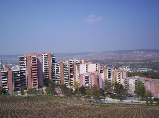 Quartier du Mont Bernon, vue depuis le mont homonyme